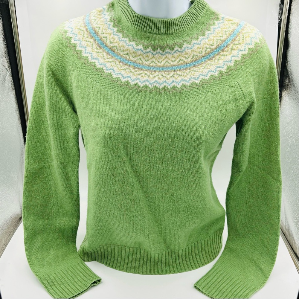 J Crew wool fairisle sweater